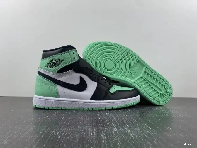 Rep TBK Green Jordan OG Air High Glow 1 DZ5485-130 0429